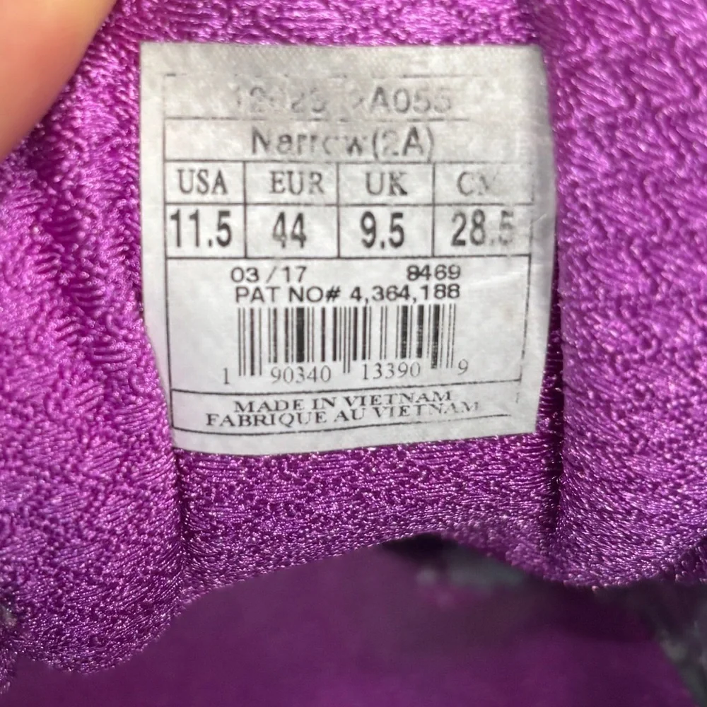 Brooks Adrenaline GTS 17 Women’s Running Shoes Silver Purple Teal Size 11.5